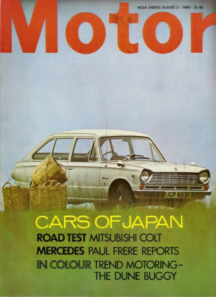 MOTOR 1968 AUG 03 - CARS OF JAPAN, MERCEDES, DUNE BUGGY
